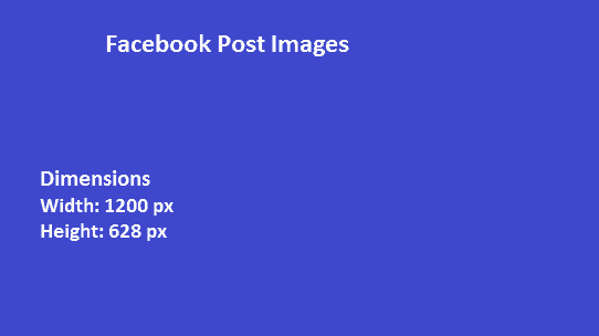 Facebook Post Image Size