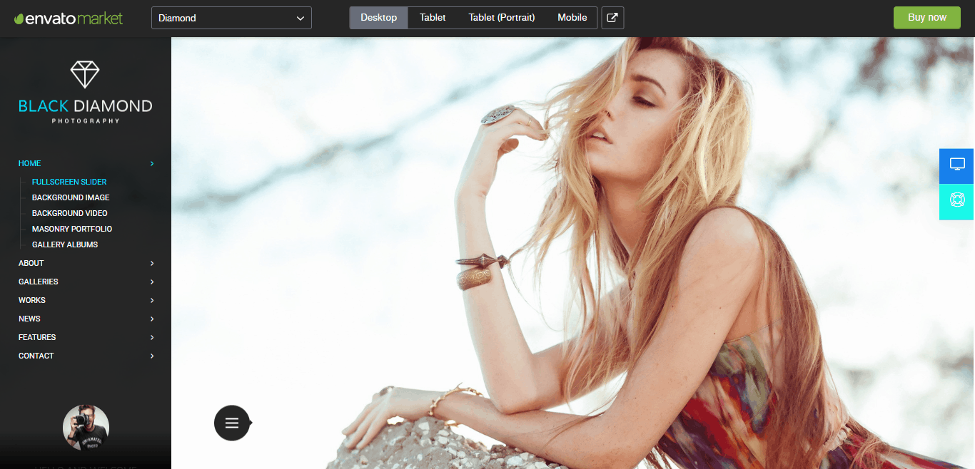 WordPress photography themes for Photography