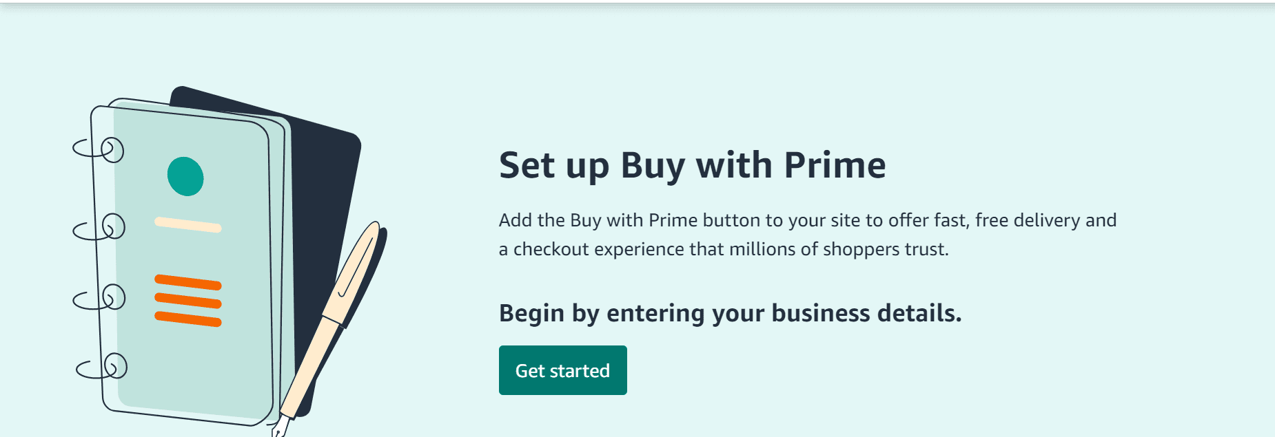 Set up Buy with Prime